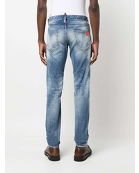 Jean brodé bleu clair DSQUARED2