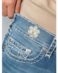 Jean brodé bleu clair True Religion