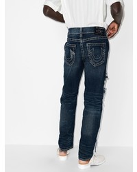 Jean brodé bleu marine True Religion