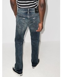 Jean brodé bleu marine True Religion