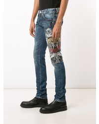 Jean brodé bleu Philipp Plein