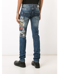 Jean brodé bleu Philipp Plein