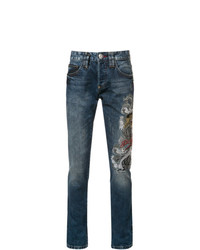 Jean brodé bleu Philipp Plein