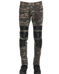 Jean camouflage olive