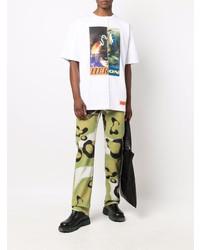 Jean camouflage olive Heron Preston