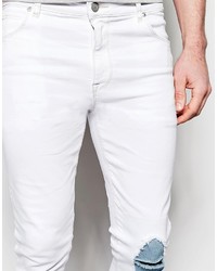 Jean déchiré blanc Asos