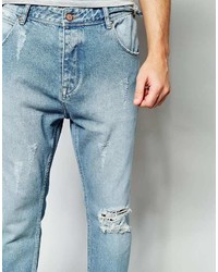 Jean déchiré bleu clair Asos