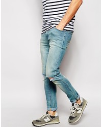 Jean déchiré bleu clair Asos