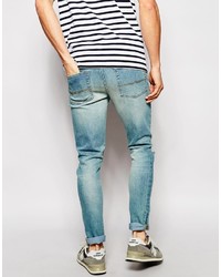 Jean déchiré bleu clair Asos