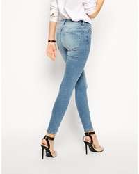 Jean déchiré bleu clair Asos