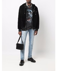 Jean déchiré bleu clair Philipp Plein