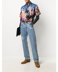 Jean déchiré bleu clair Vetements