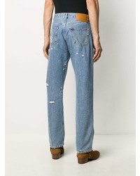 Jean déchiré bleu clair Vetements