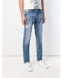 Jean déchiré bleu clair Philipp Plein