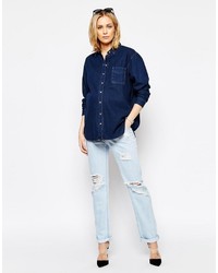 Jean déchiré bleu clair Asos