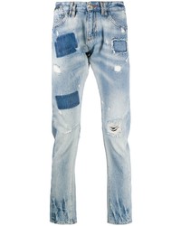 Jean déchiré bleu clair Philipp Plein