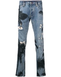 Jean déchiré bleu clair Philipp Plein