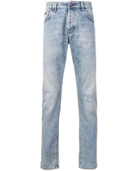 Jean déchiré bleu clair Philipp Plein