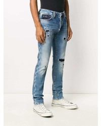 Jean déchiré bleu clair Philipp Plein