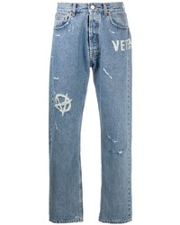 Jean déchiré bleu clair Vetements