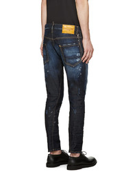 Jean déchiré bleu marine DSQUARED2