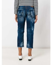 Jean déchiré bleu marine Dsquared2