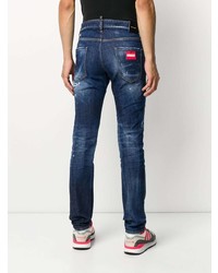 Jean déchiré bleu marine DSQUARED2