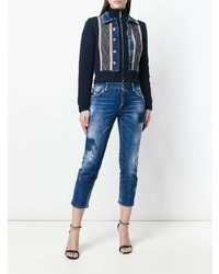 Jean déchiré bleu marine Dsquared2