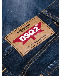 Jean déchiré bleu marine Dsquared2