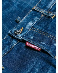 Jean déchiré bleu marine Dsquared2