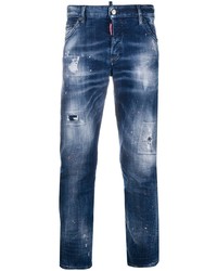 Jean déchiré bleu marine DSQUARED2