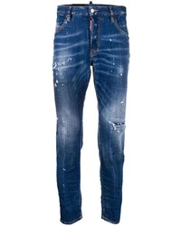 Jean déchiré bleu marine DSQUARED2