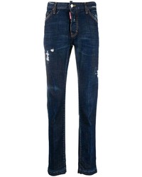 Jean déchiré bleu marine DSQUARED2