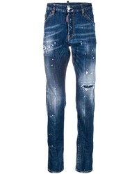 Jean déchiré bleu marine DSQUARED2