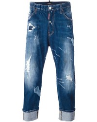 Jean déchiré bleu marine DSQUARED2