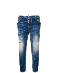 Jean déchiré bleu marine Dsquared2