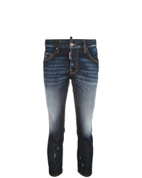 Jean déchiré bleu marine Dsquared2