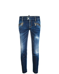 Jean déchiré bleu marine Dsquared2