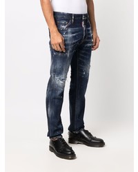 Jean déchiré bleu marine DSQUARED2