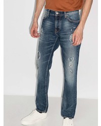 Jean déchiré bleu marine Nudie Jeans