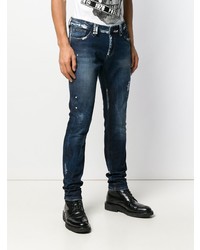 Jean déchiré bleu marine Philipp Plein