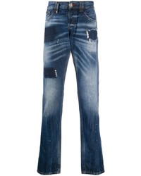 Jean déchiré bleu marine Philipp Plein