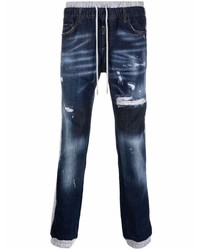 Jean déchiré bleu marine Philipp Plein