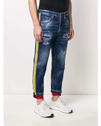 Jean déchiré bleu marine DSQUARED2