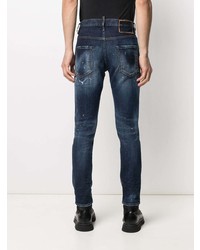 Jean déchiré bleu marine DSQUARED2