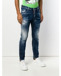 Jean déchiré bleu marine DSQUARED2