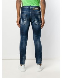 Jean déchiré bleu marine DSQUARED2