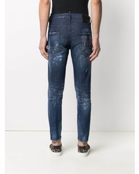 Jean déchiré bleu marine DSQUARED2