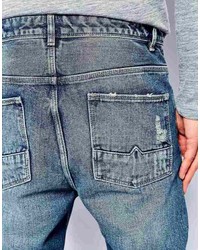 Jean déchiré bleu Asos