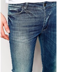 Jean déchiré bleu Asos